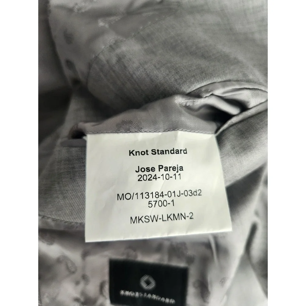 Knot Standard Super Nordstrom Gray Grey Men's Blazer Sports Coat Jacket 50R